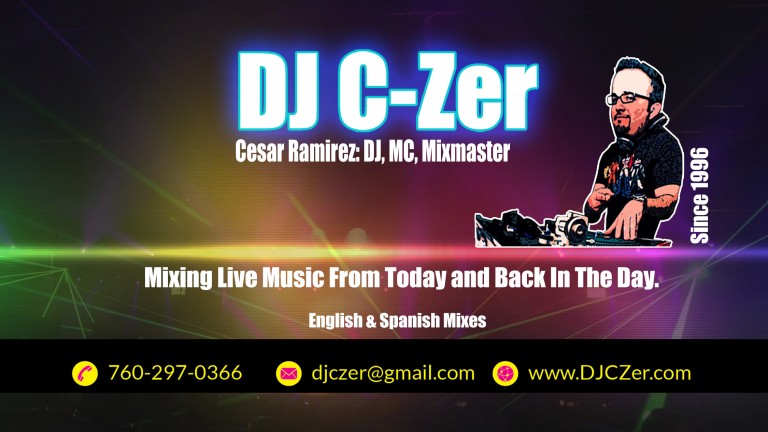DJ C-Zer 2016 Business Cards
